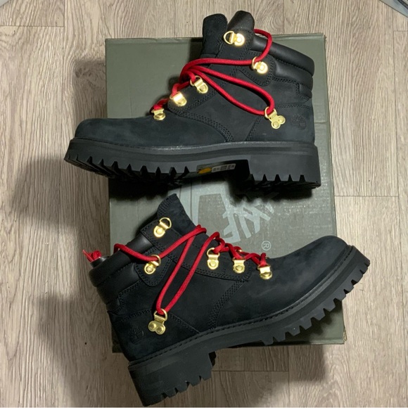New Waterproof Timberland Vibram Sole Ltd Heritage 6 Inch Womens 8 Boots Black - Picture 6 of 10